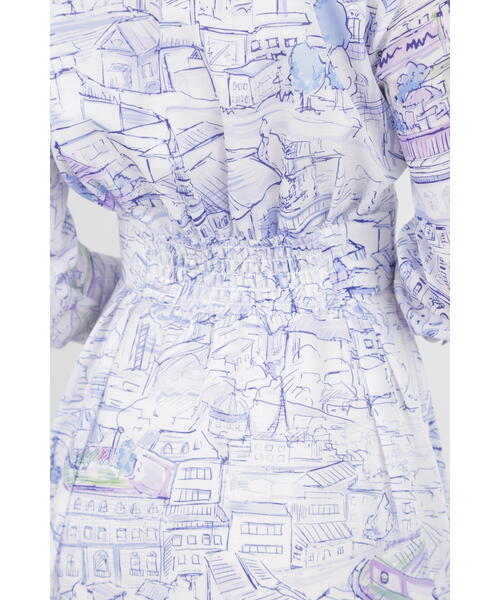 PINKY&DIANNE（ピンキー アンド ダイアン） 長袖ワンピース 36 ブルー