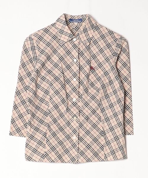BURBERRY BLUE LABEL（バーバリーブルーレーベル） チェック柄7分袖 