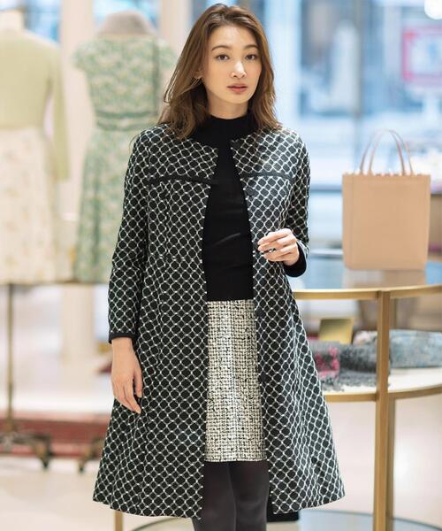 TOCCA（トッカ） ノーカラーコート 0 ブラック レディース : ZOZOTOWN