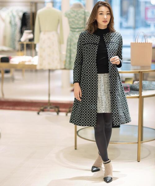TOCCA（トッカ） ノーカラーコート 0 ブラック レディース : ZOZOTOWN
