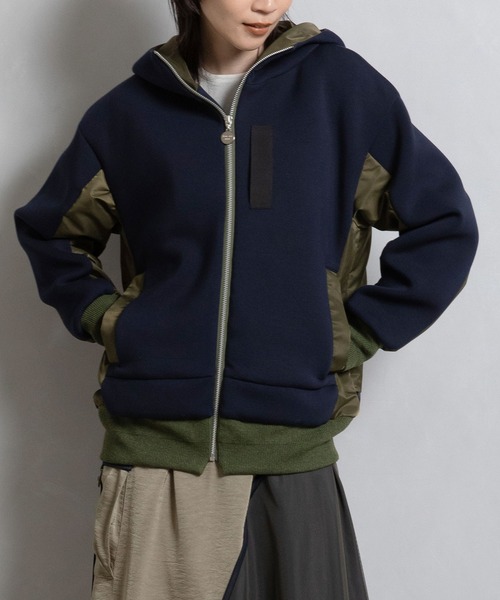 MARECHAL TERRE（マルシャルテル） 中綿ブルゾン MEDIUM ネイビー