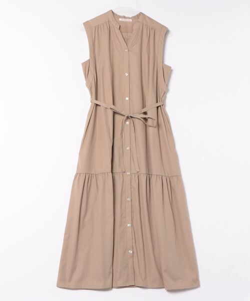 「PREFERIR」 ノースリーブワンピース MEDIUM ホワイト レディース_画像4