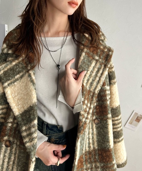 「classicalelf」 ピーコート FREE ブラック レディース_画像8