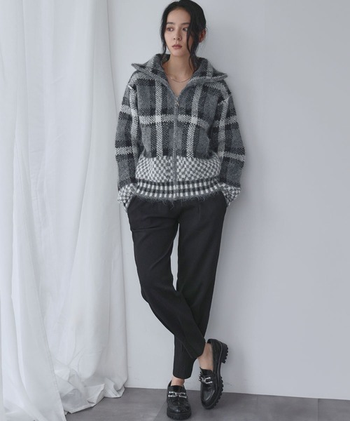 「ELFRANK」 イージーパンツ L オフホワイト レディース_画像4