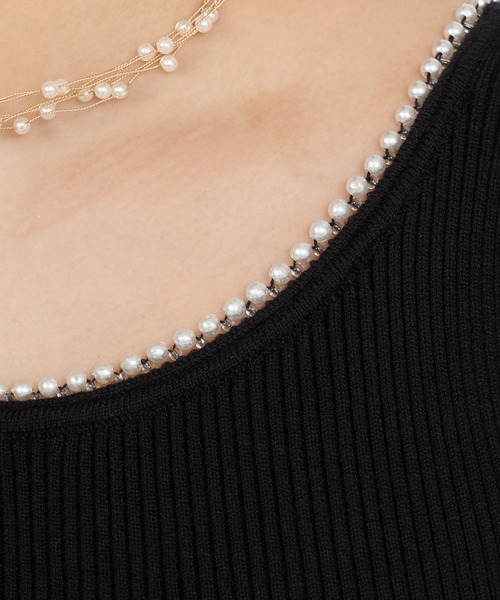 「ROYAL PARTY」 ノースリーブワンピース FREE ブラック レディース_画像5