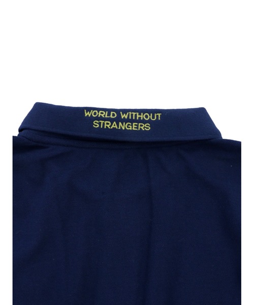 「GIORDANO」 長袖ポロシャツ LARGE ブラック メンズ_画像3