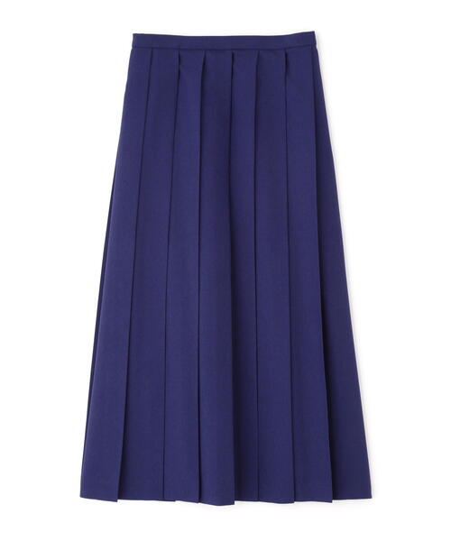 「human woman」 プリーツスカート MEDIUM ブルー レディース_画像2