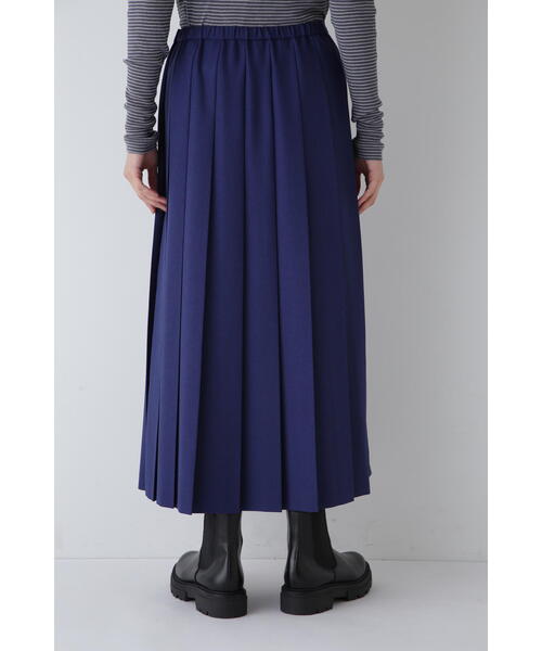 「human woman」 プリーツスカート MEDIUM ブルー レディース_画像7