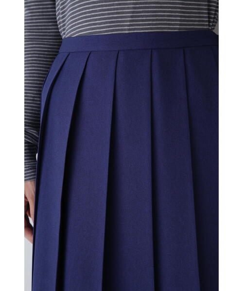 「human woman」 プリーツスカート MEDIUM ブルー レディース_画像8