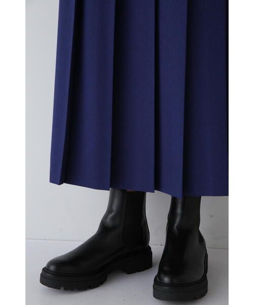 「human woman」 プリーツスカート MEDIUM ブルー レディース_画像9