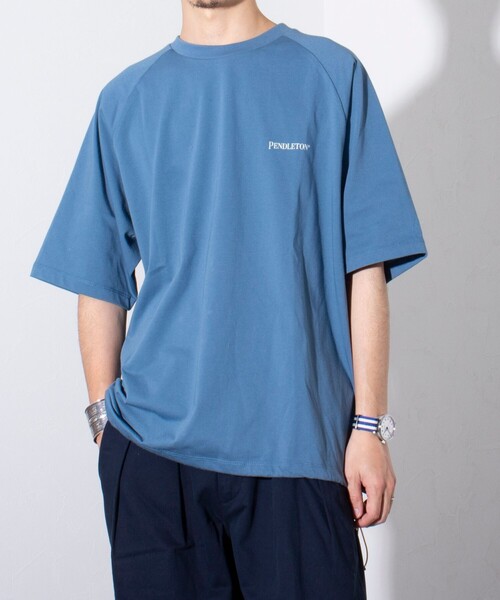 「PENDLETON」 半袖Tシャツ M オフホワイト メンズ_画像6