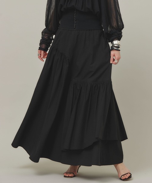 Curensology（カレンソロジー） ロングスカート FREE ブラック