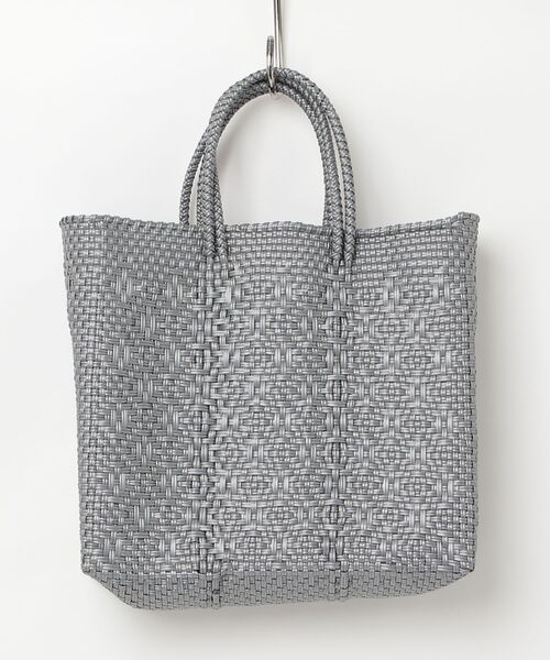 MUUN ムーニュ カゴバッグ グレーハンドル MUUN（ムーニュ）の「＜MUUN＞GEORGE MINI SHOULDER BAG/ｶｺﾞﾊﾞｯｸﾞ