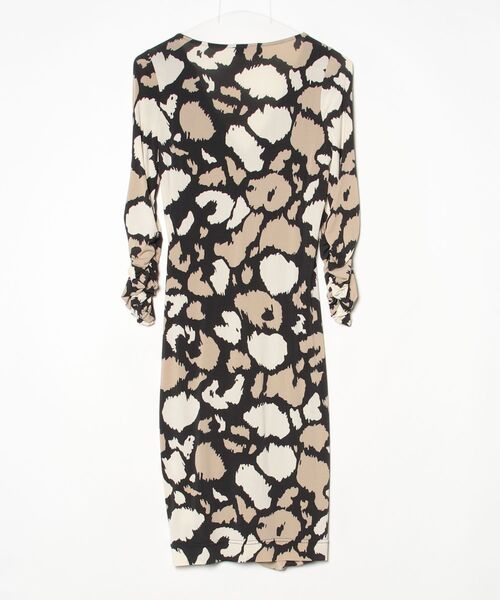 「Sinequanone」 花柄長袖ワンピース - ブラック レディース_画像2