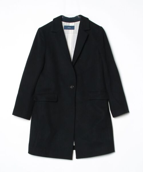 SHIPS（シップス） チェスターコート 36 ブラック レディース