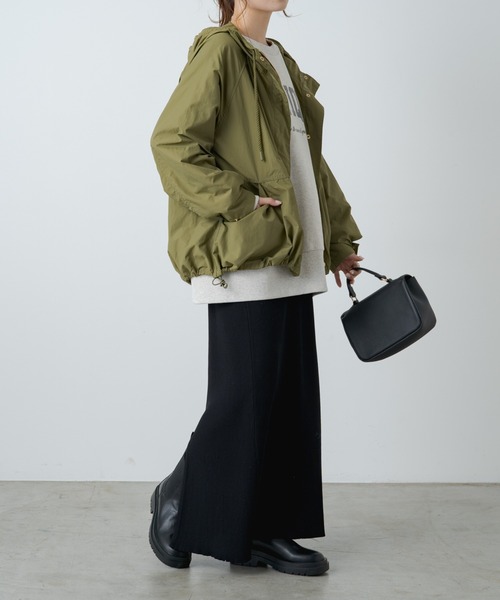 「PUAL CE CIN」 マウンテンパーカー FREE カーキ レディース_画像3