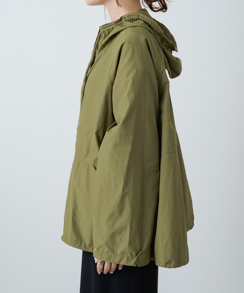 「PUAL CE CIN」 マウンテンパーカー FREE カーキ レディース_画像5