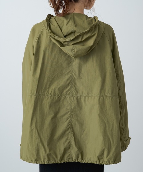 「PUAL CE CIN」 マウンテンパーカー FREE カーキ レディース_画像6