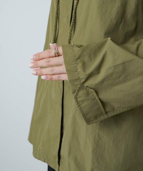 「PUAL CE CIN」 マウンテンパーカー FREE カーキ レディース_画像8