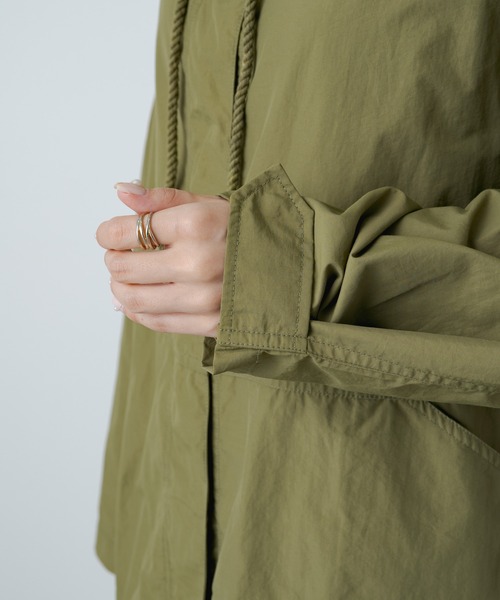 「PUAL CE CIN」 マウンテンパーカー FREE カーキ レディース_画像9