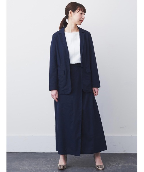 「IEDIT」 テーラードジャケット SMALL ネイビー レディース_画像7