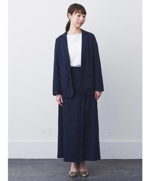 「IEDIT」 テーラードジャケット SMALL ネイビー レディース_画像9