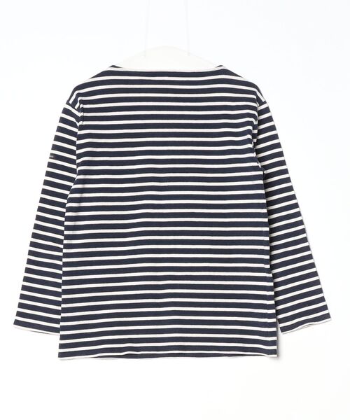 「SAINT JAMES」 ボーダー柄長袖Tシャツ - ネイビー メンズ_画像2
