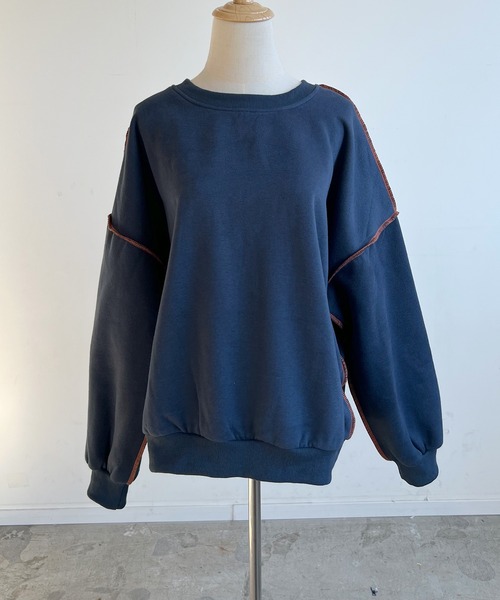 「Futier land」 スウェットカットソー FREE グリーン レディース_画像9