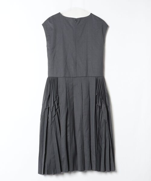 「Ebonyivory」 半袖ワンピース FREE グレー レディース_画像2