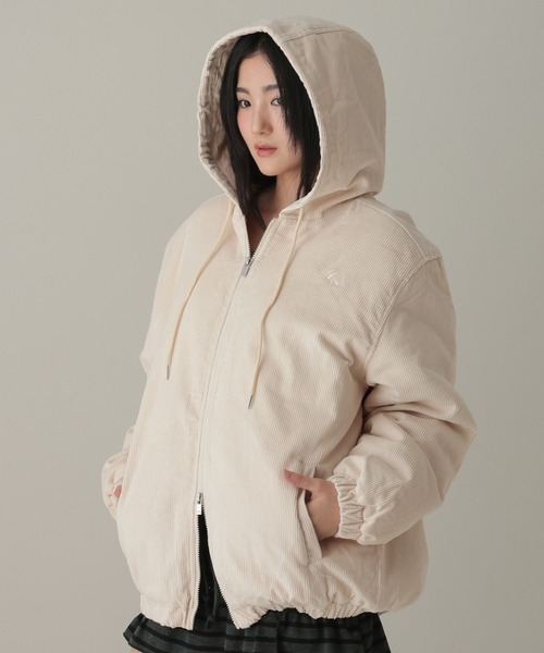 ダウンコート ダウンジャケット 「UNISEX」SOME PLACE／コーデュロイ 