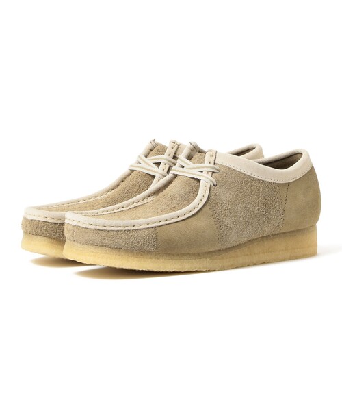 Clarks（クラークス） ブーツ Clarks / Wallabee Maple Stripe メンズ
