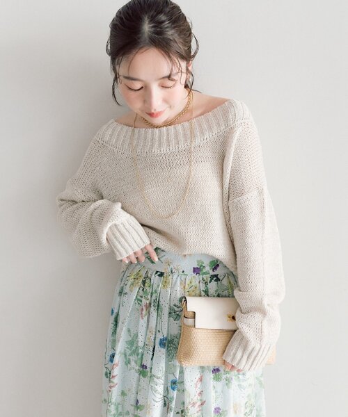 La boutique BonBon ラブティックボンボン ラクーンニットワンピ La boutique BonBon - La boutique BonBon ラブティックボンボン