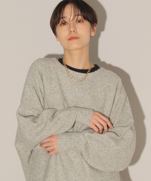 「BARNYARDSTORM」 長袖ニット FREE ブルー レディース_画像8