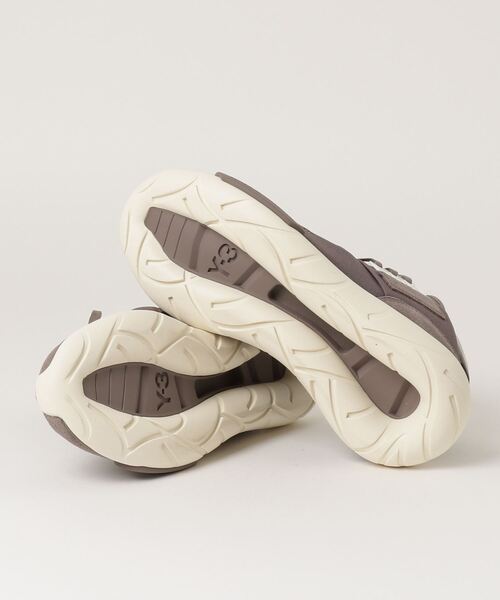 Y-3 「Y-3」 ハイカットスニーカー 22.5cm ブラウン メンズ : ZOZOTOWN