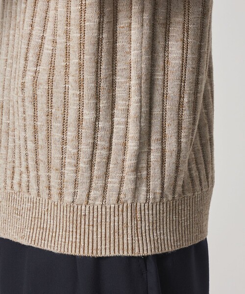 ＜Steven Alan＞ダブルクロス ベスト　ベージュ crepuscule（クレプスキュール） セーター ニット × Steven Alan」 RY