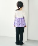 tシャツ ワッフルフリルドッキングトップス キ...の詳細画像5