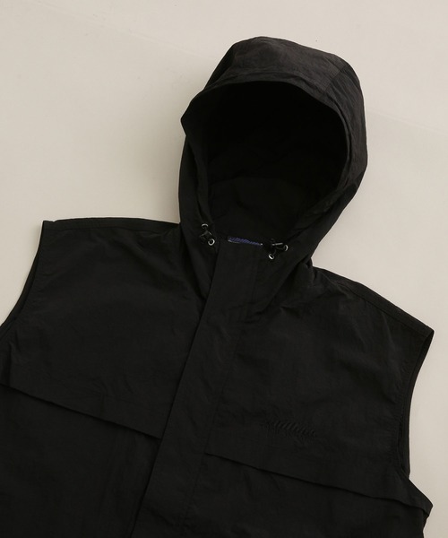 「THOUSAND MILE」 ナイロンベスト M パープル メンズ_画像4