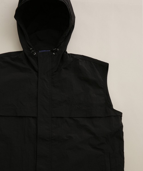 「THOUSAND MILE」 ナイロンベスト M パープル メンズ_画像8