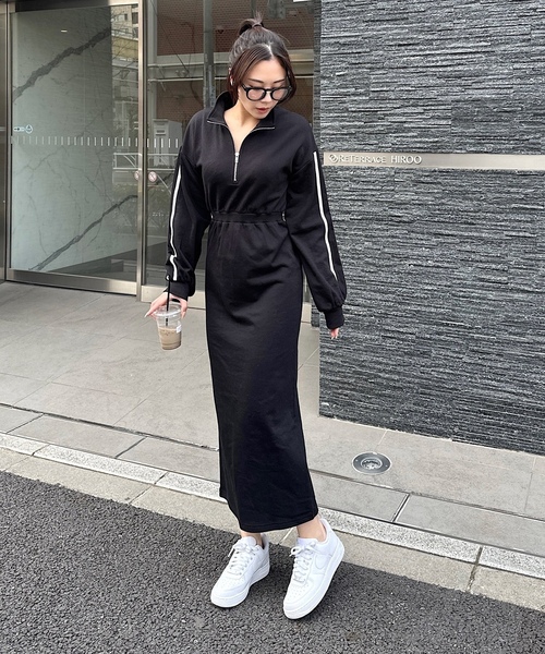 「ROYAL PARTY」 長袖ワンピース FREE オフホワイト レディース_画像2