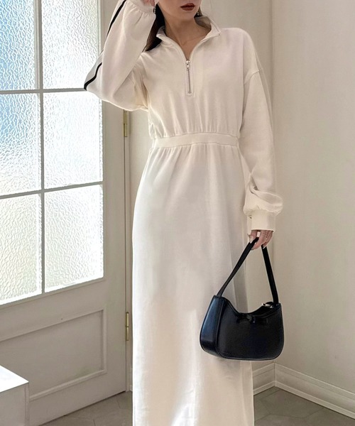 「ROYAL PARTY」 長袖ワンピース FREE オフホワイト レディース_画像6