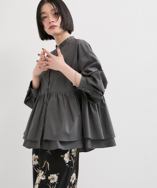 h*.様 cocodeal コットンギャザーペプラムボレロブラウス h*.様 cocodeal コットンギャザーペプラムボレロブラウス - メルカリ