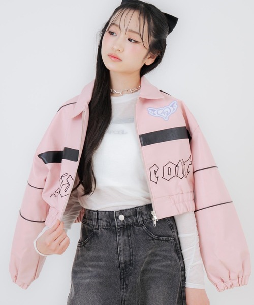 ANAP GiRL（アナップガール） コート アウター フェイクレザー