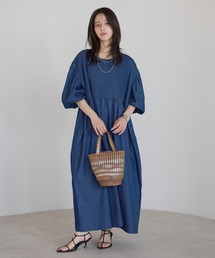 sakishimatokyo ワンピース 「India Fabric」インド綿ピンタック