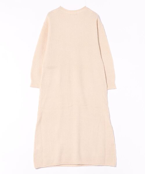 「mil」 ニットワンピース X-SMALL ブラウン レディース_画像2