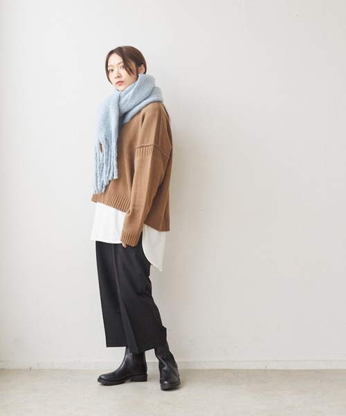 「menue」 ショートブーツ L ブラック レディース_画像8