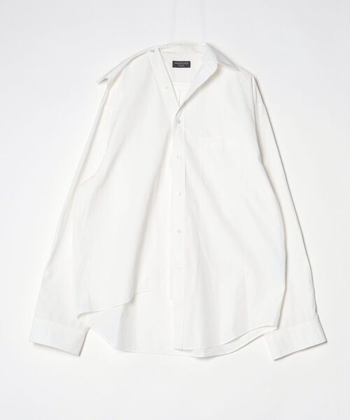 BALENCIAGA（バレンシアガ） 長袖シャツ S ホワイト メンズ : ZOZOTOWN