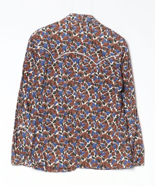 「NOMA t.d.」 長袖シャツ 1 ブラウン メンズ_画像2