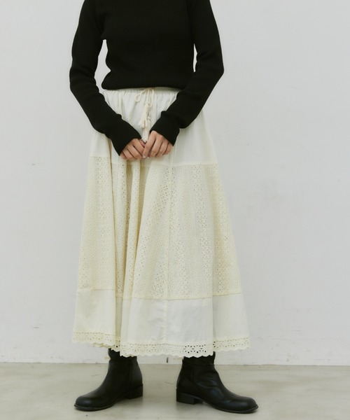 「Libra Cue」 フレアスカート FREE アイボリー レディース_画像7