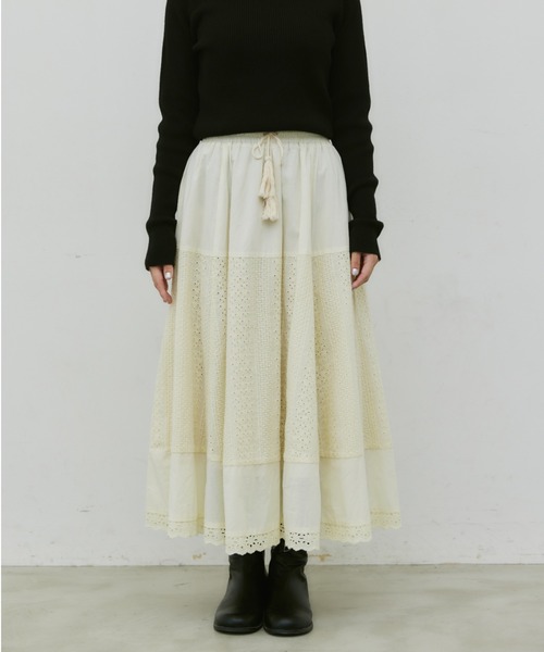 「Libra Cue」 フレアスカート FREE アイボリー レディース_画像8