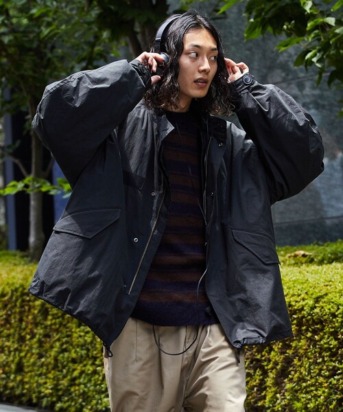 「FREAK'S STORE」 ミリタリーコート SMALL オリーブ メンズ_画像3